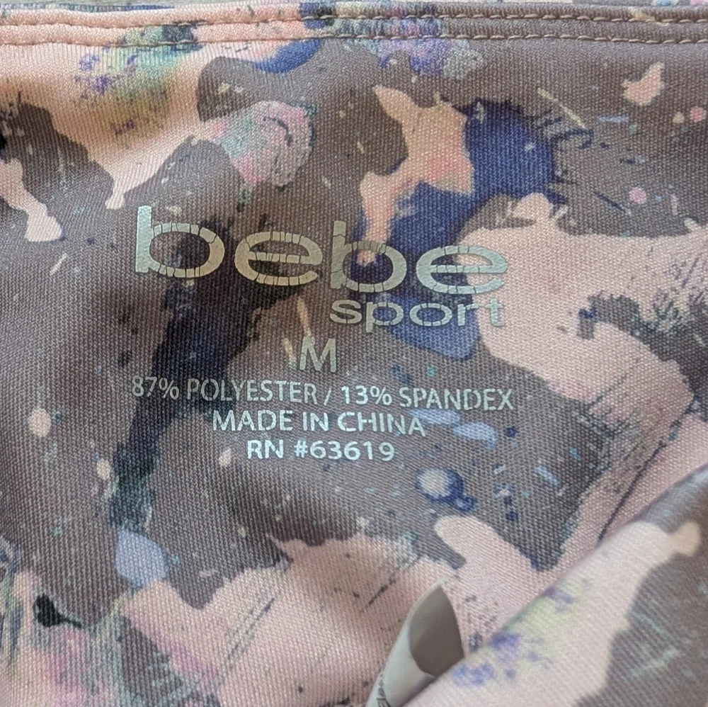 Bebe Sport Athletic Biker Shorts. Size Medium - Picture 6 of 10